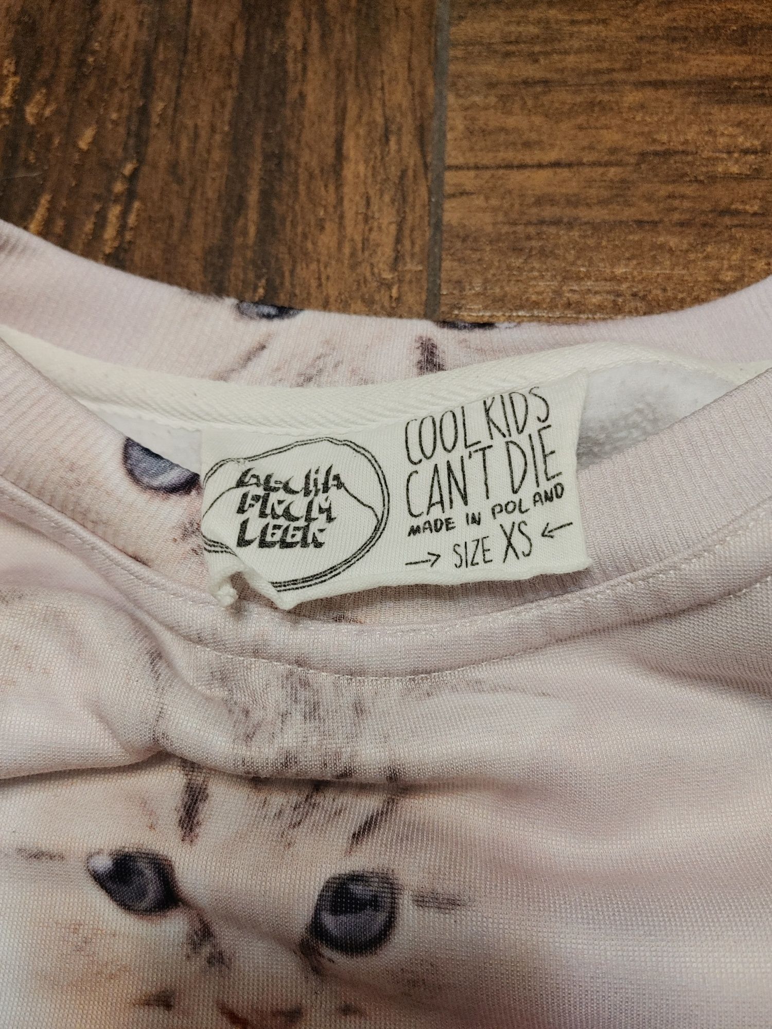 Bluza sweter aloha from deer koty kotki sorry I can't care XS mem