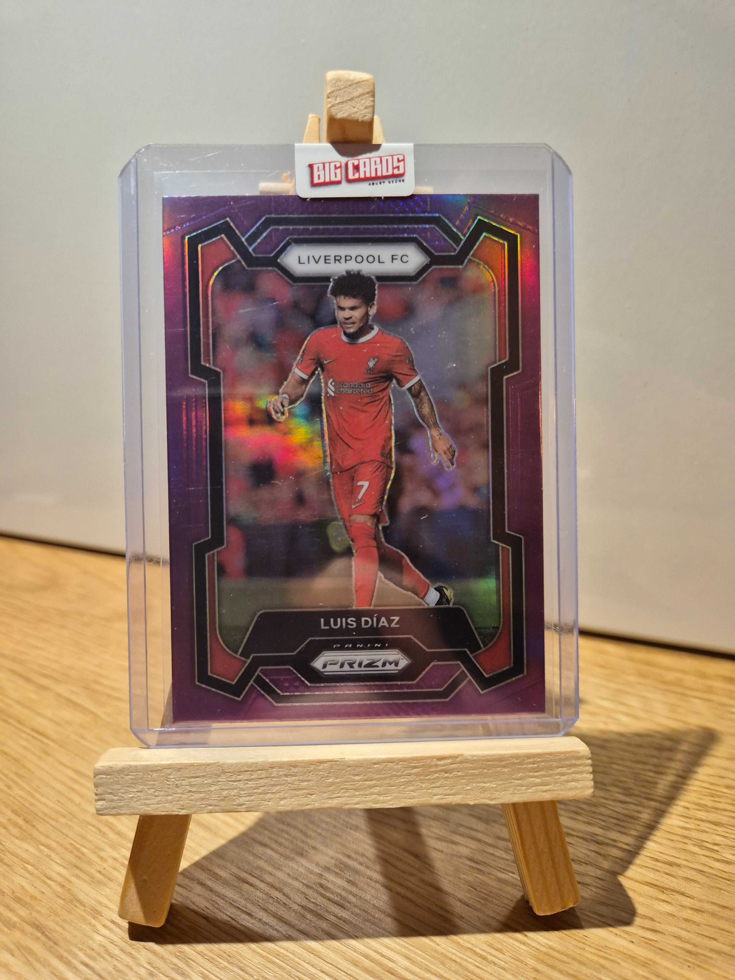 Panini Prizm Luis Diaz Purple Prizm 2023/24  karta liverpool