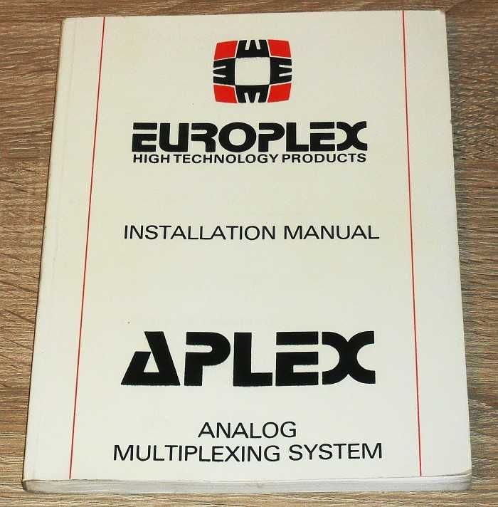 Instrukcja instalacji systemu APLEX rok 1988, język angielski