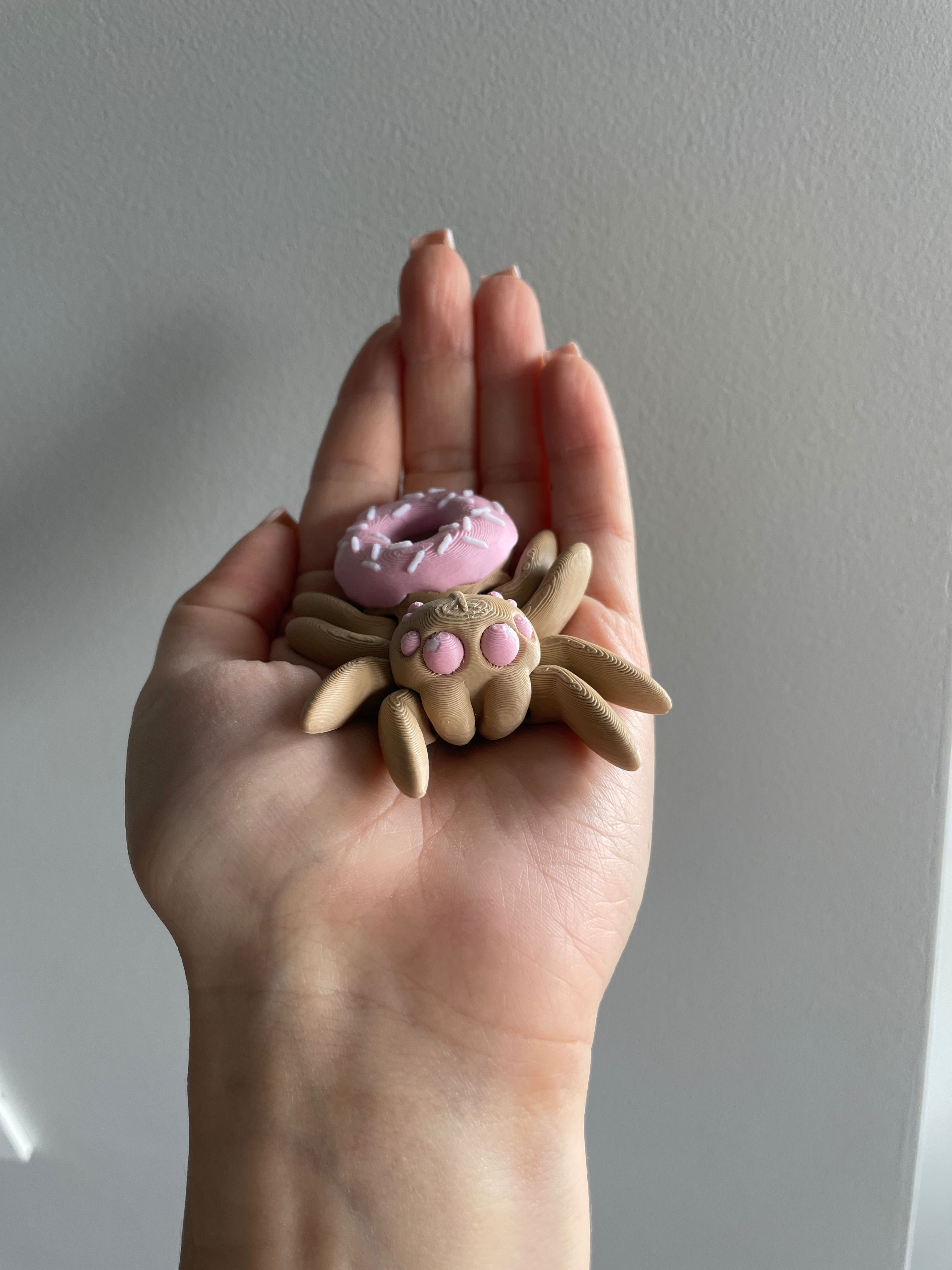Pająk Donut Flexi Figurka Przegubowa Druk 3D