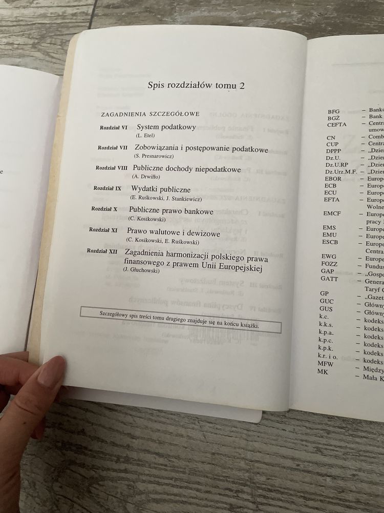 Finanse publiczne i prawo finansowe Eugeniusza Ruśkowskiego tom I i II