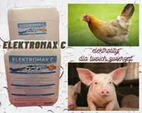 Elektromax C elektrolit na upały z witaminą C 20l dla świń drobiu