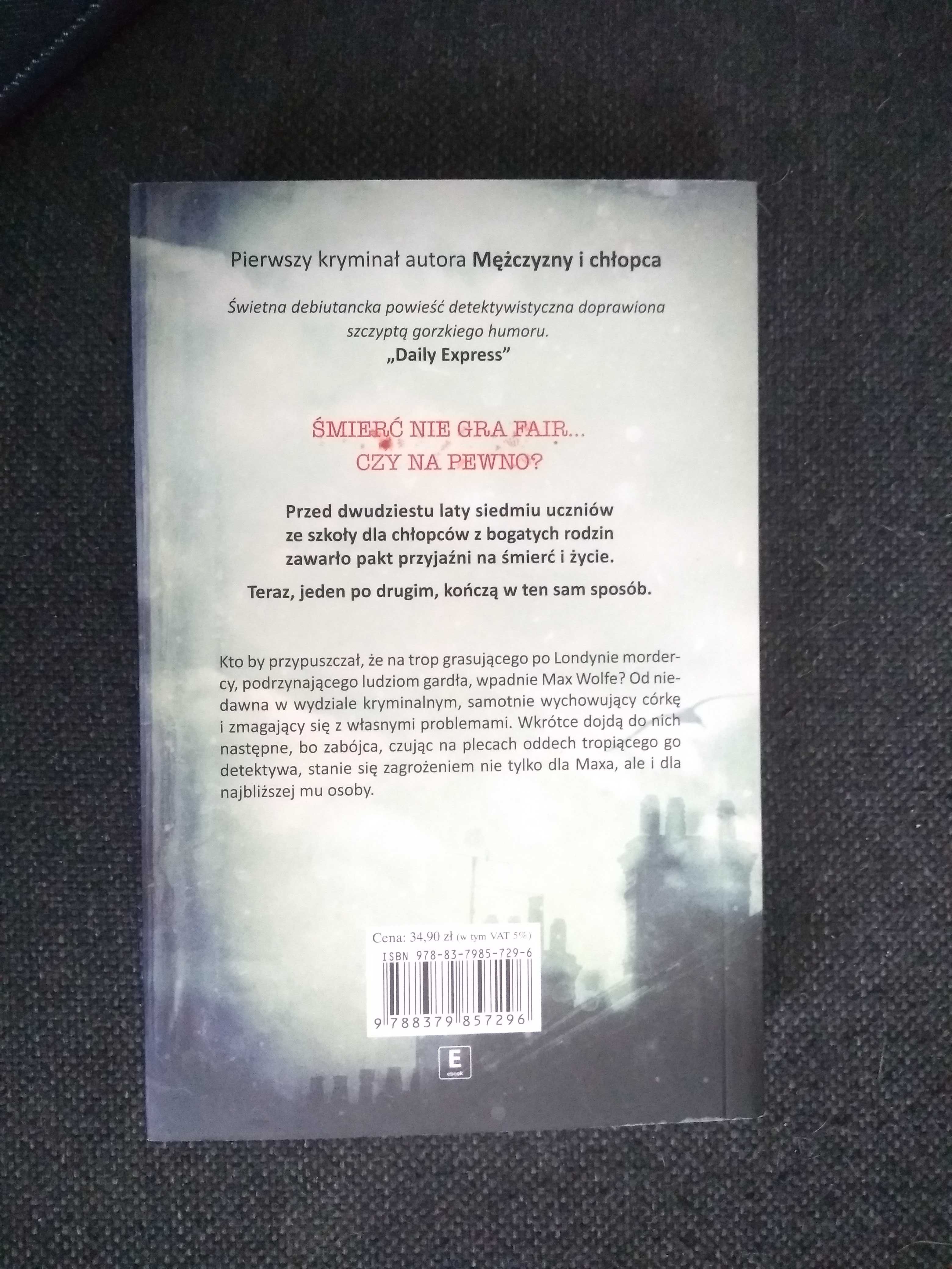 Dobra książka - Krwawa wyliczanka Tony Parsons (jak nowa) (P72)