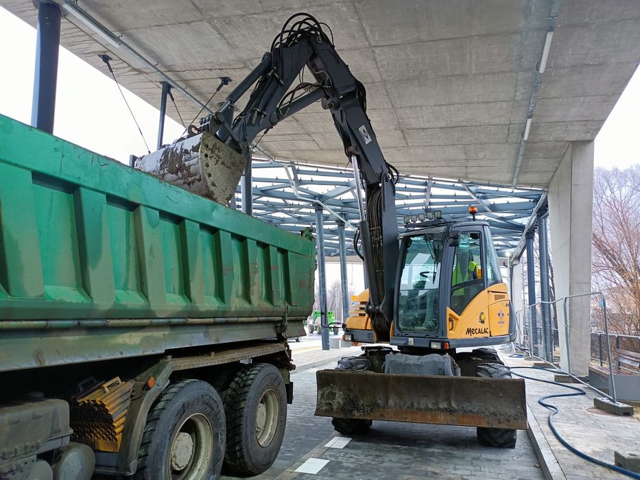 Usługi koparko ładowarka, koparką, minikoparka, wywrotka. Bytom Zabrze