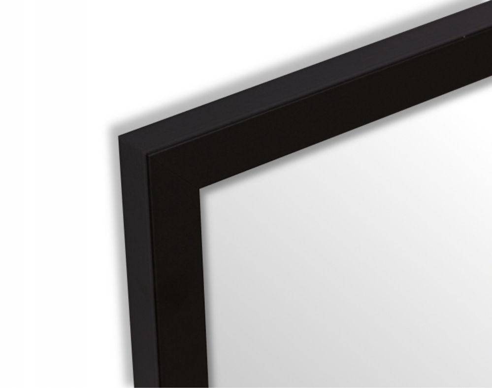 Lustro Stojące 170x50 cm Duże Jakość Premium Wąska Rama Biała Czarna