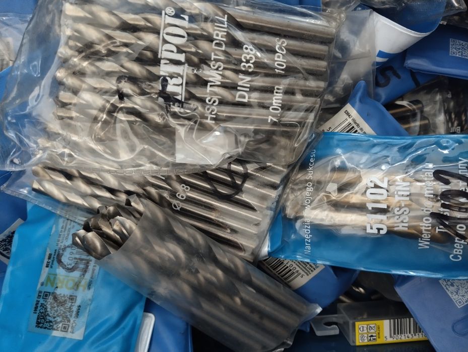 Wiertła do metalu HSS nowe