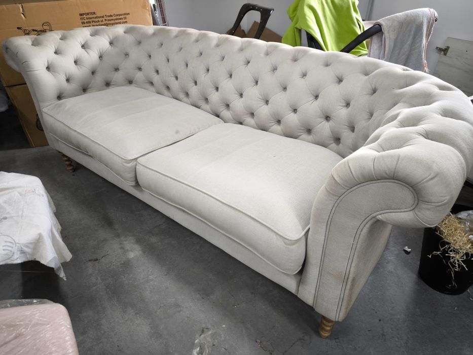 Sofa pikowana 3 osobowa typ Chesterfield
