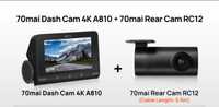 Видеореєстрато 70mai A810 UHD 4K + задня камера