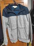 Hoodie H&M L.O.G.G. Cinzento/Azul – S
