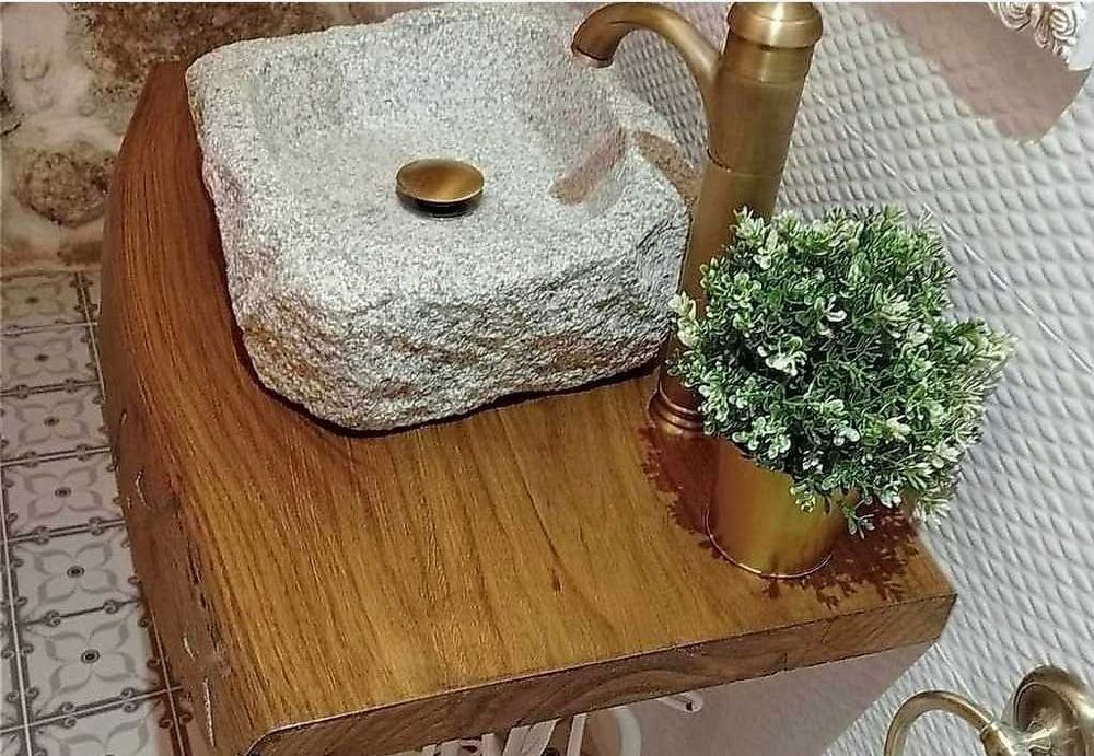 Lavatórios rústicos e pias para jardim