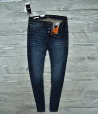 JACK&JONES Slim Straight Męskie Spodnie Jeansy W32 L34