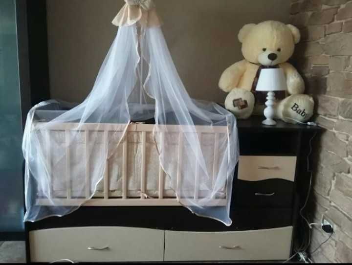 Дитяче ліжко 5 в 1 лівко трансформер