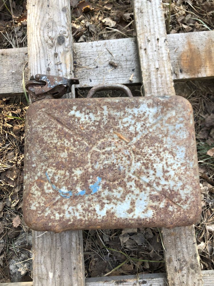 Kanister metalowy Faun Fawi oldtimer 10l