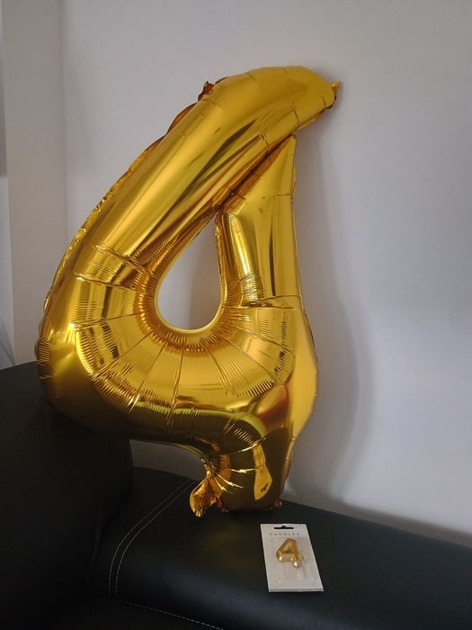 Balon plus świeczka