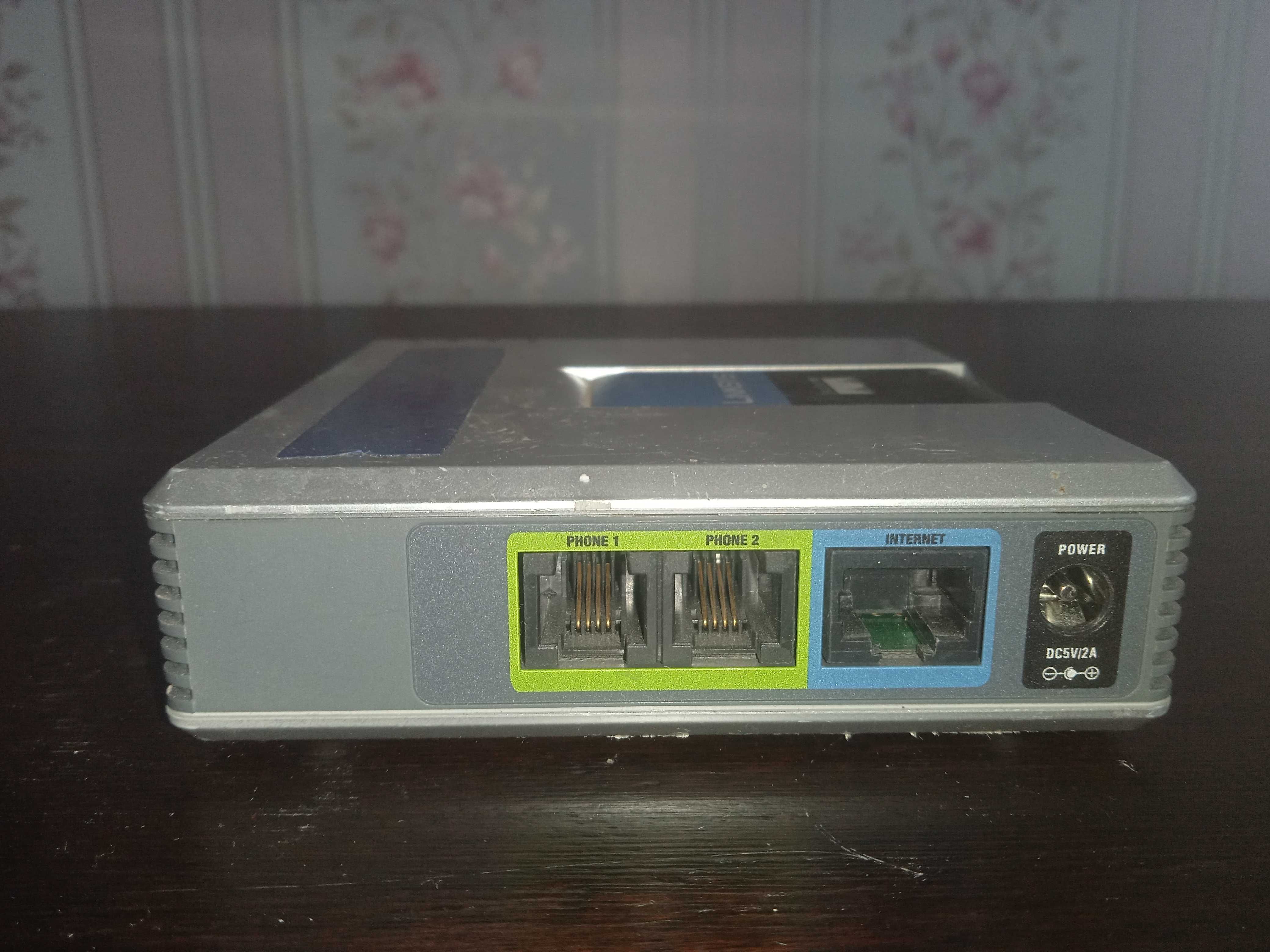 Адаптер LINKSYS PAP2 PAP2-NA VOIP Phone Voice Adapter 2 FXS