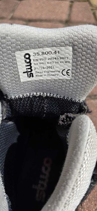 Buty robocze z blachą firmy Stuco rozmiar 41