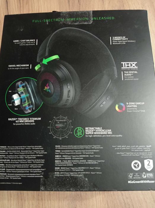 Razer Kraken V4 Wireless - słuchawki gamingowe