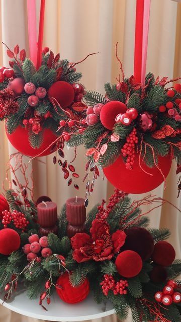 Новорічні  віночки,  декор