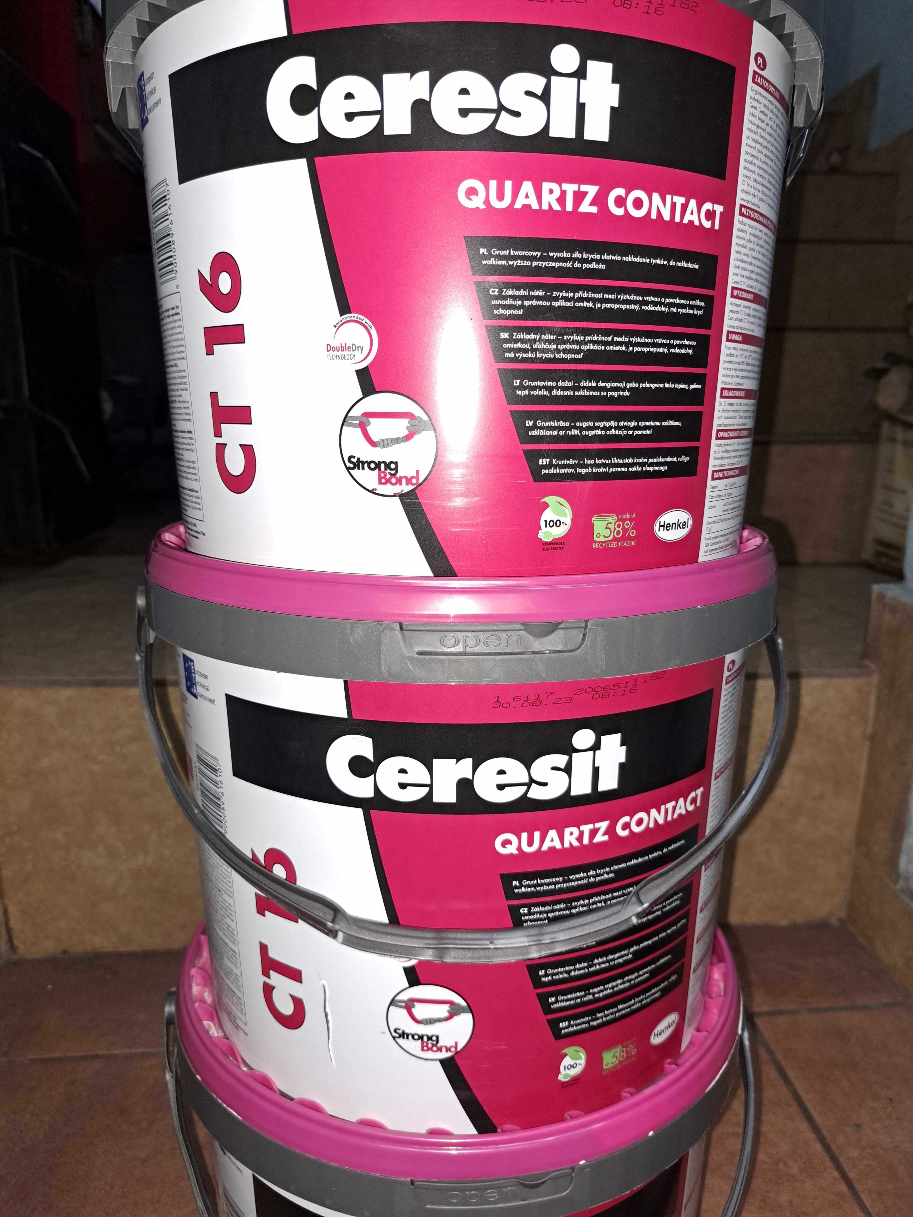 Ceresit CT-16 Grunt pod tynk wiadro 15kg (10l)