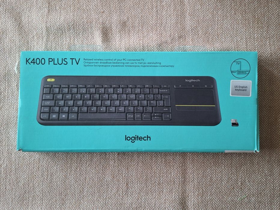 Klawiatura bezprzewodowa z panelem dotykowym Logitech K400 PLUS
Nowa,
