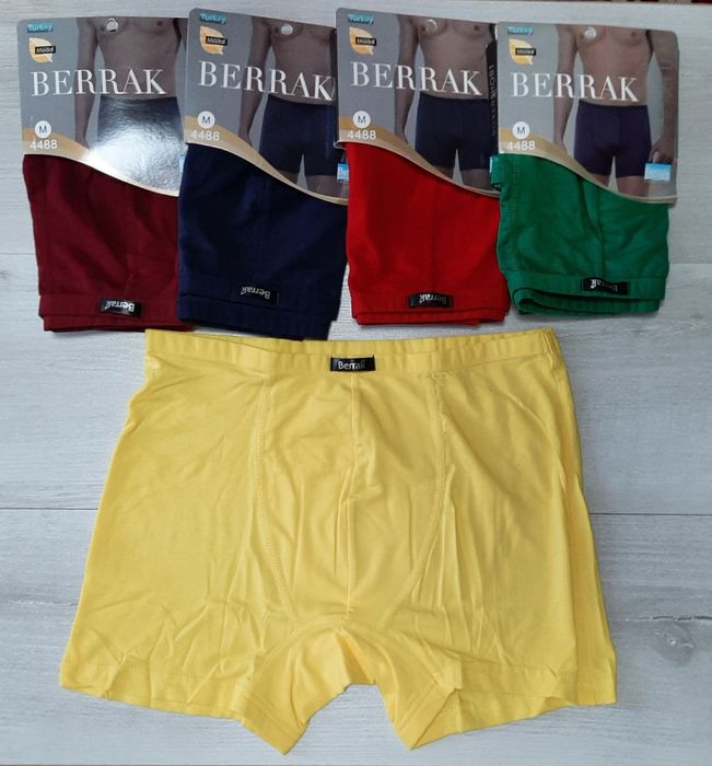 Труси чоловічі -боксери, однотонні розмір S, M, L, XL, 2XL, 3XL, Berra