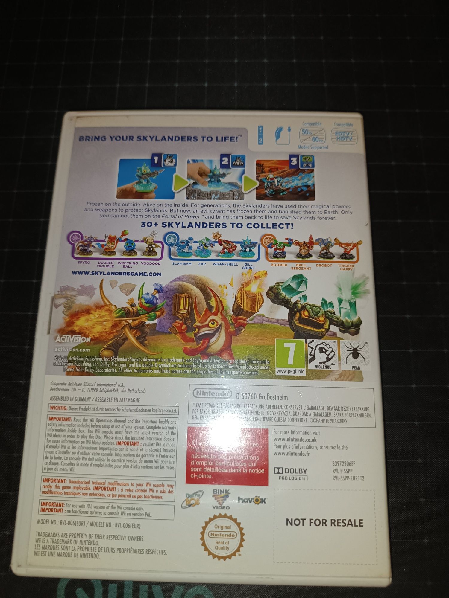 Skylanders spyro's adventure - Wii
