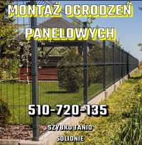 Montaż ogrodzeń panelowych