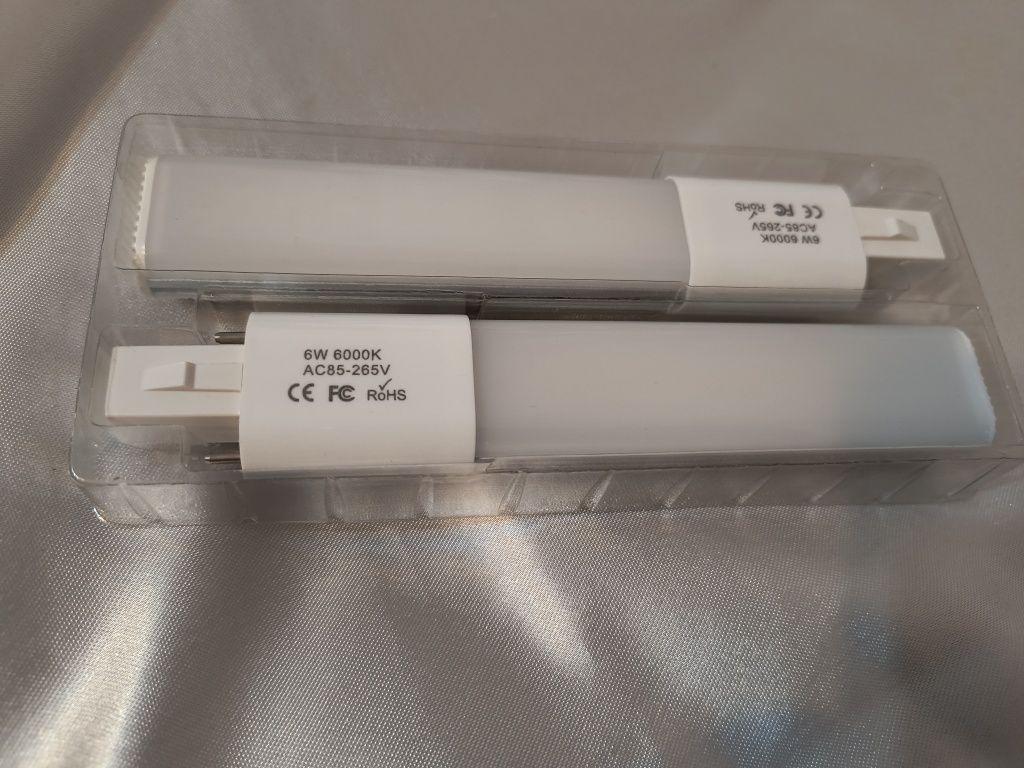 2 SZT Świetlówka Kompaktowa Led G23 6w 100lm per w