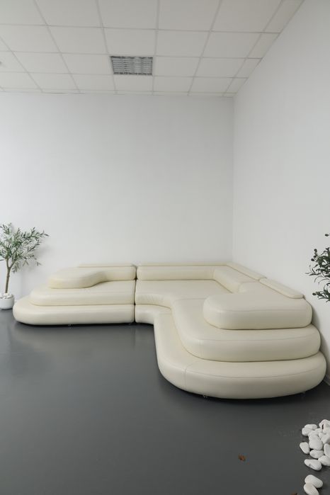 Шкіряний дизайнерський диван