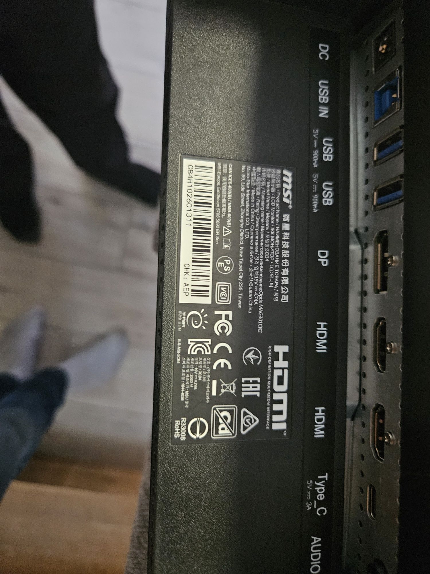Monitor mis 30cali
