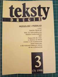 Teksty Drugie. 1990 / 3. Przeszłość I Przekład