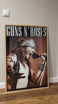 Plakat w ramie obraz duży 60x90cm guns n' roses