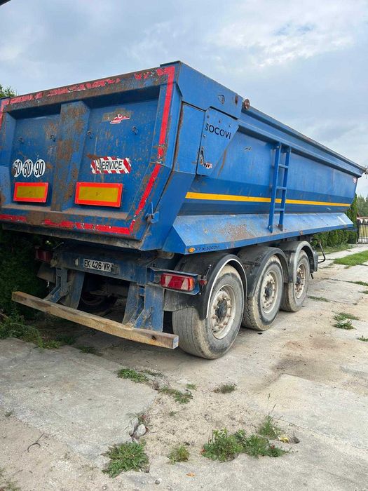 Naczepa stalowa HARDOX 24m3