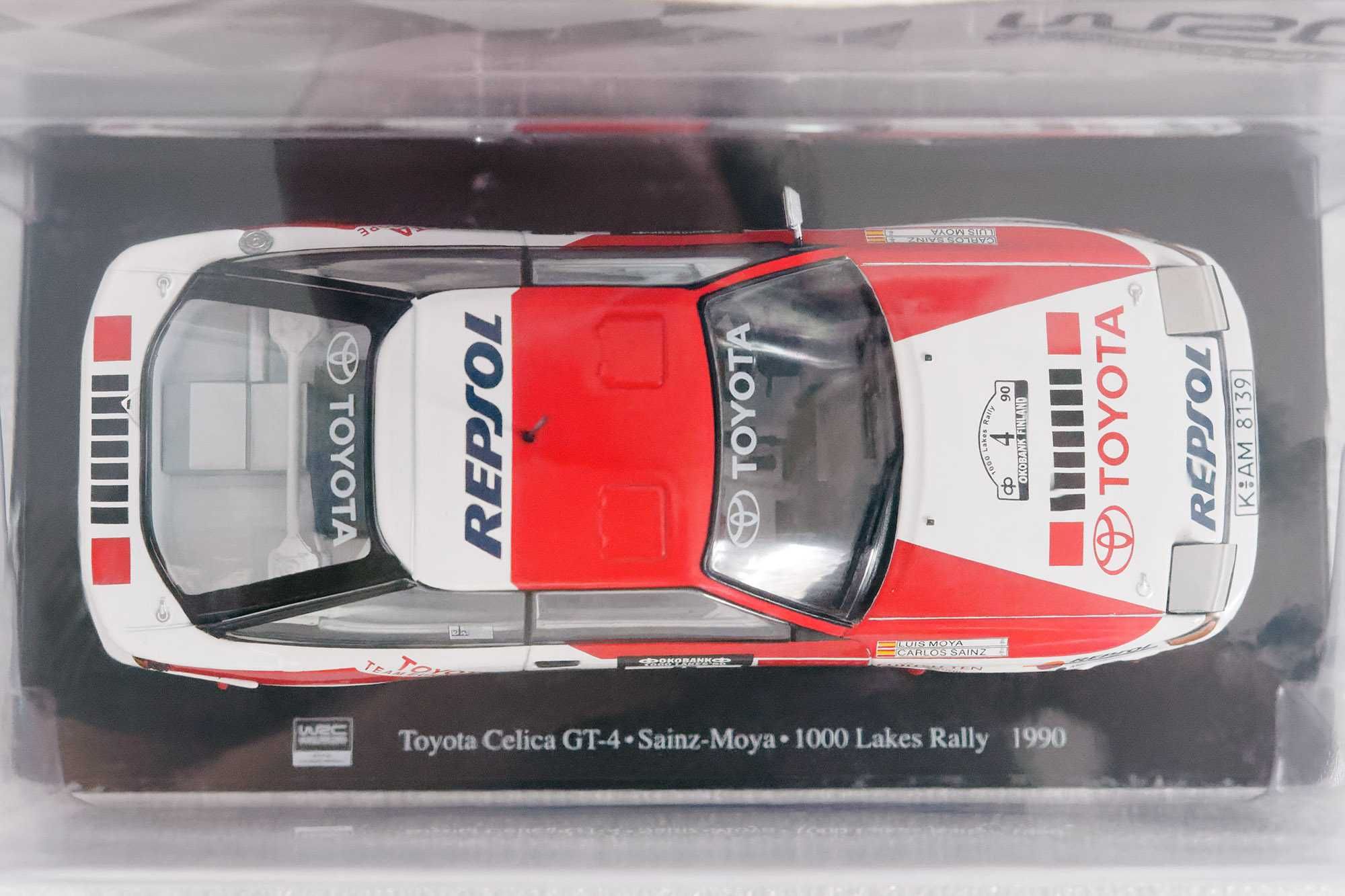 TOYOTA CELICA GT FOUR ST165 1:24 Hachette WRC 1990 Carlos Sainz