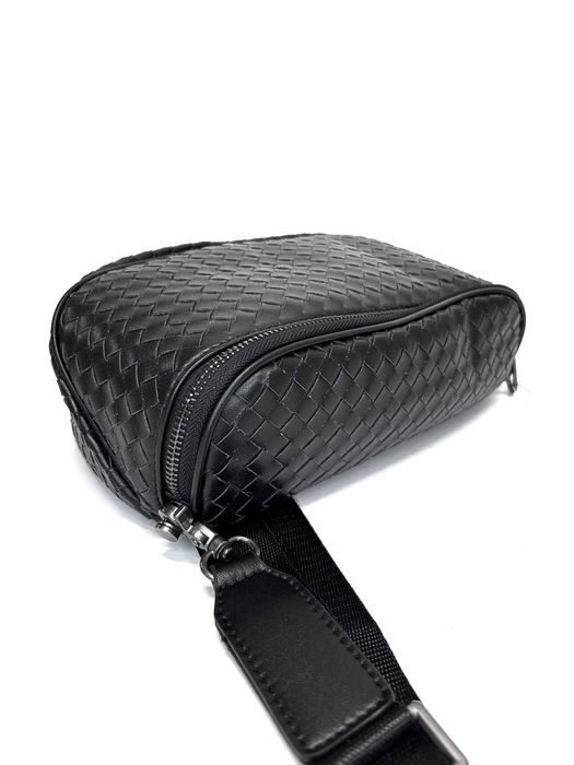 Чоловіча сумка Bottega Veneta з натуральної шкіри
