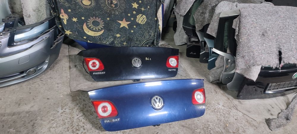 Кришка багажника Пасат Б6 седан LC9X та LD5Q синій чорний колір б6