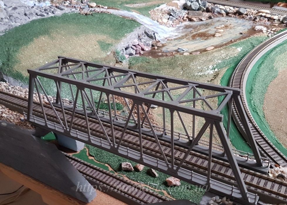 Ферменный мост для детской железной дороги PIKO, масштаб H0 1/87