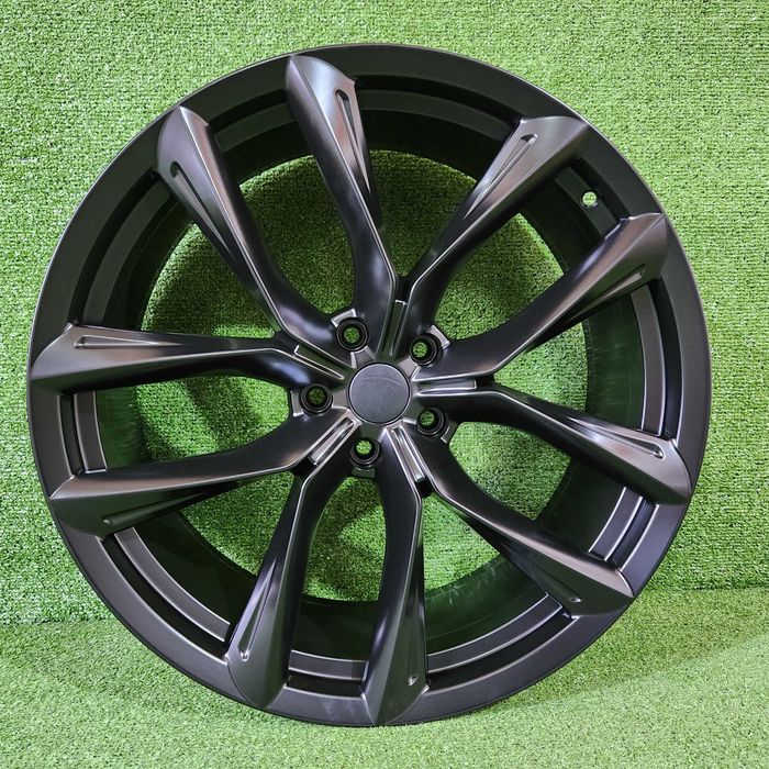 Диски R22 5x120 CB64.1 Tesla Model S X різноширокі Satin Black