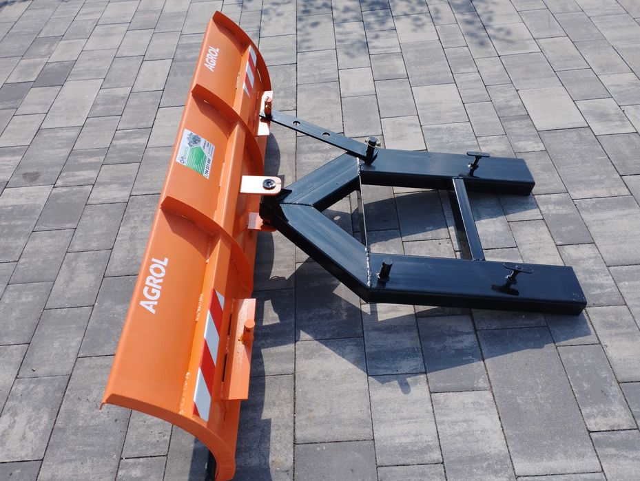 Pług śnieżny z mocowaniem na wózek widłowy 150cm lekki wysyłka