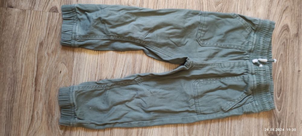 Spodnie w gumkę tu 92-98 bawełniane