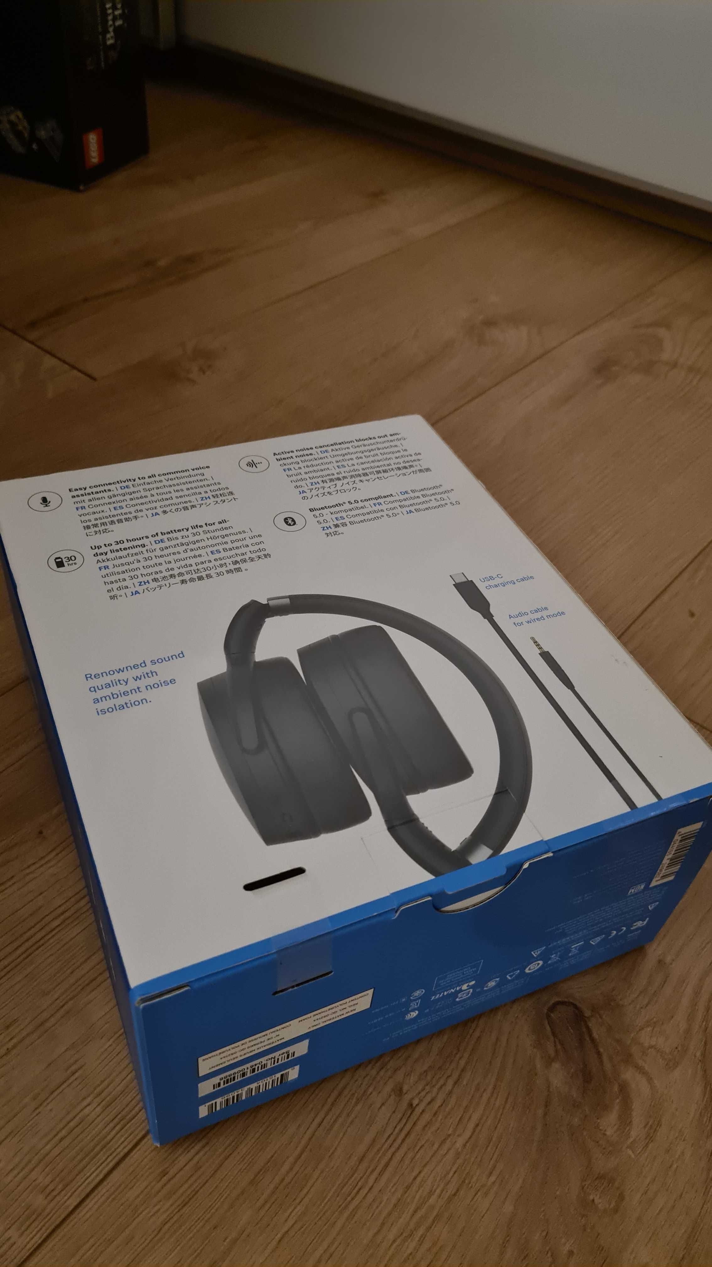 Słuchawki bezprzewodowe SENNHEISER HD 450BT Wireless - Nowe czarne