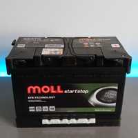 Akumulator Moll Start-Stop EFB 70Ah 760A Montaż Kodowanie 3Lata Gw.