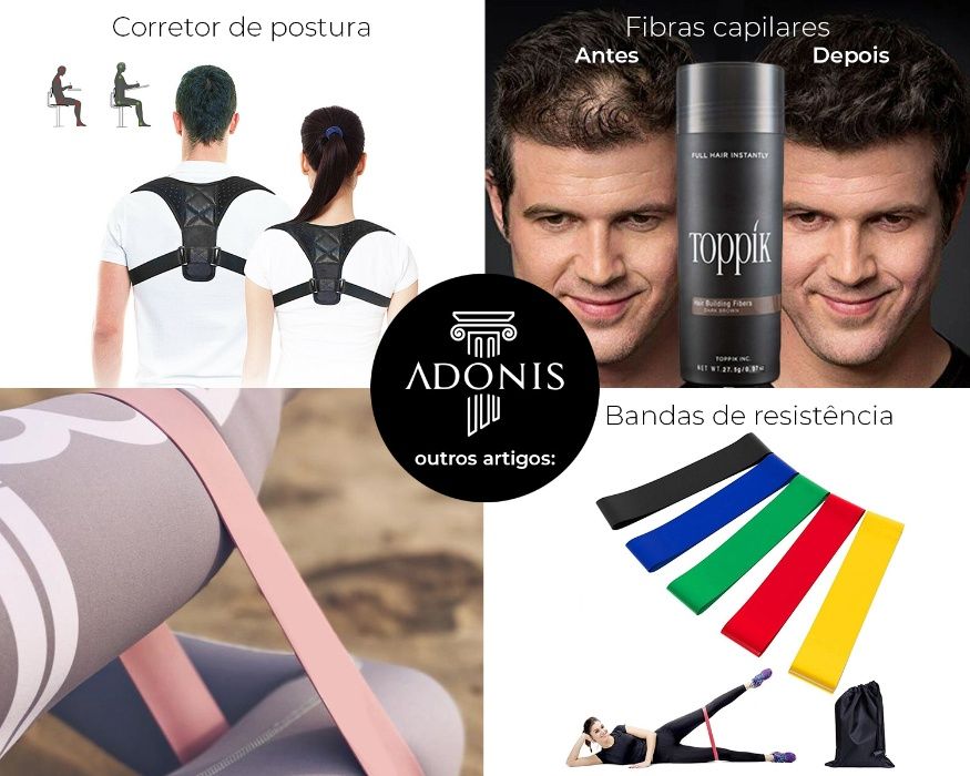 Kit de Elásticos Adonis | Bandas elásticas de Resistência em Latex