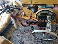 NOWY Rower rehabilitacyjny elektryczny trójkołowy Vermeiren LAGOON-E