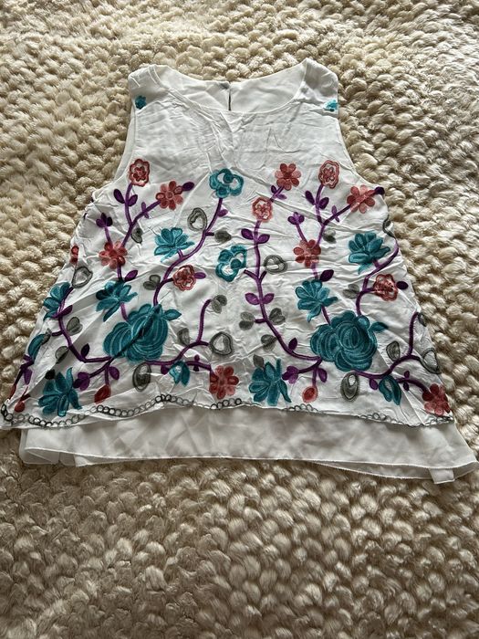 Blusa florida de mulher