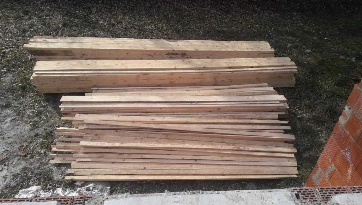 Балка 100*40*3м (Кроква Брус Дошка Блок Рейка Вагонка) Пиломатеріали.