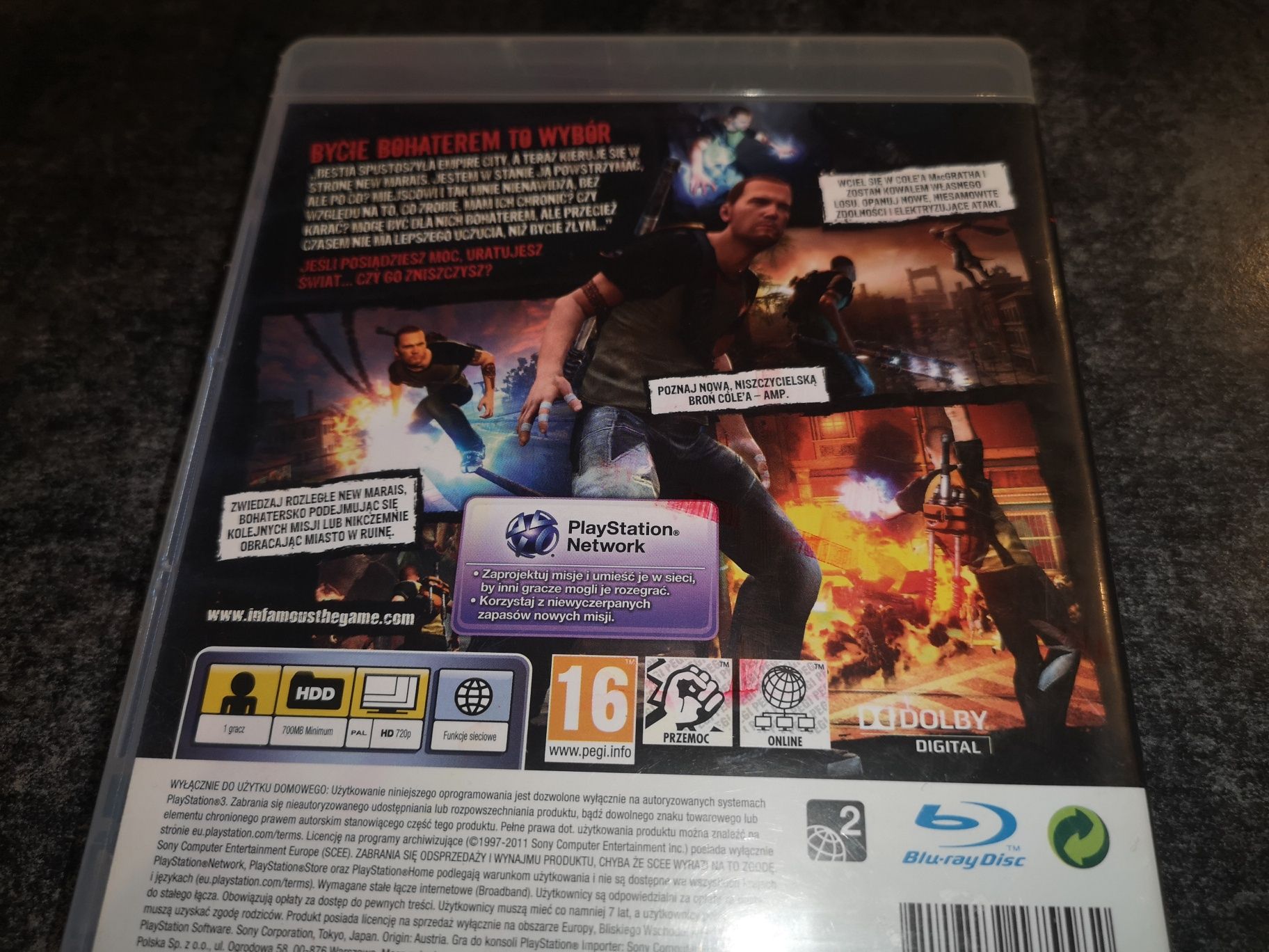 InFamous 2 nieSławny 2 PS3 gra PL (możliwość wymiany) sklep