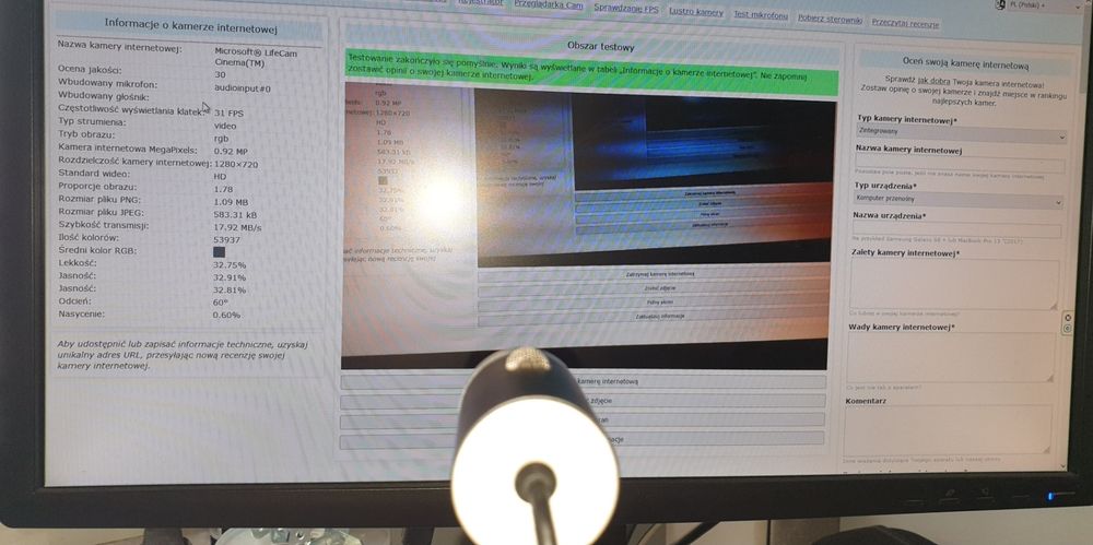 Kamera Microsoft LifeCam Cinema HD HD 16:9