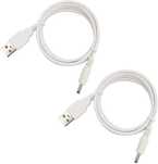 2 sztuki 5V USB do DC 5V kabel zasilający - USB A 2,5 mm/5,5 mm kabel
