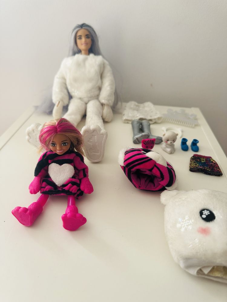 barbie cutie reveal miś i Chelsea Tygrys